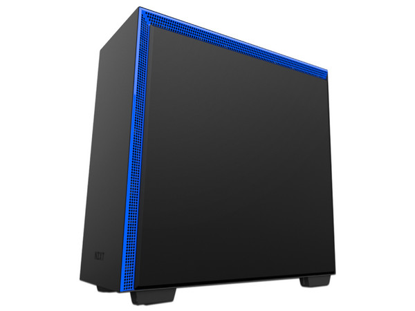 Gabinete Nzxt H700i, mid tower, ATX, (sin fuente de poder), Color Azul/Negro.
