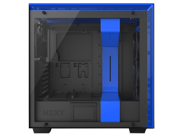 Gabinete Nzxt H700i, mid tower, ATX, (sin fuente de poder), Color Azul/Negro.