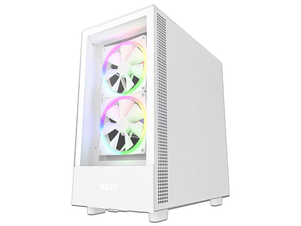 Gabinete NZXT H5 ELITE, Mid Tower, ATX, No Incluye Fuente de Poder. Color Blanco.