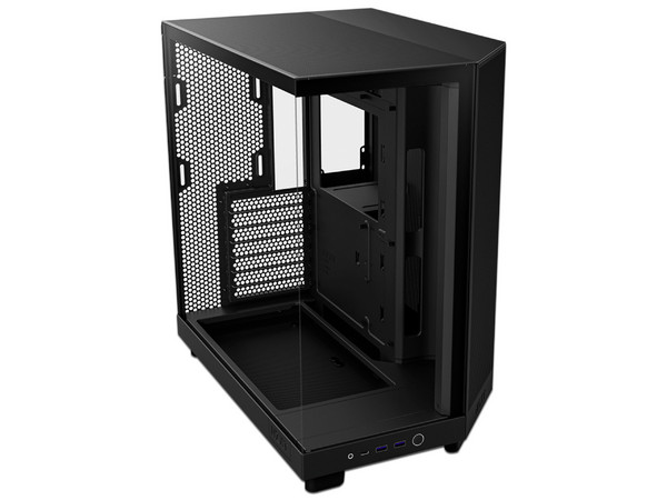 Gabinete Gamer NZXT H6 FLOW RGB, Mid-Tower, ATX (Sin fuente de poder). Color Negro.
