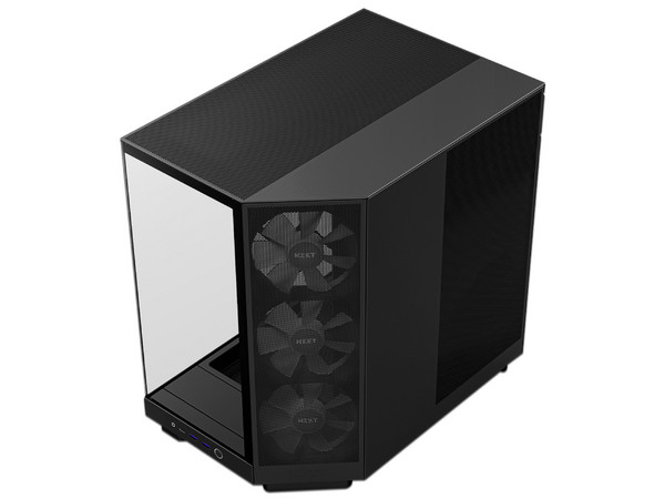Gabinete Gamer NZXT H6 FLOW RGB, Mid-Tower, ATX (Sin fuente de poder). Color Negro.
