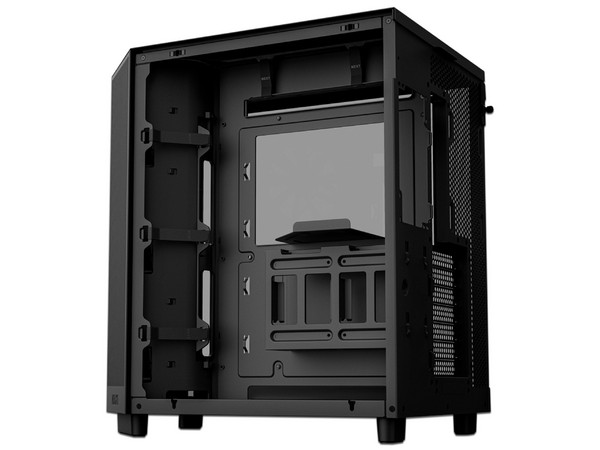 Gabinete Gamer NZXT H6 FLOW RGB, Mid-Tower, ATX (Sin fuente de poder). Color Negro.
