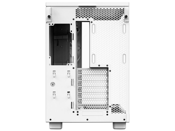 Gabinete Gamer NZXT H6 FLOW, Mid-Tower, ATX (Sin fuente de poder). Color Blanco.