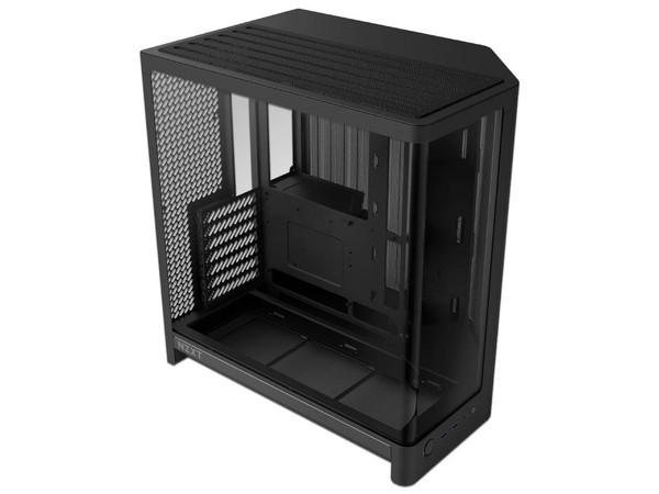 Gabinete NZXT H6, Mid Tower, ATX, No Incluye Fuente de Poder. Color Negro.