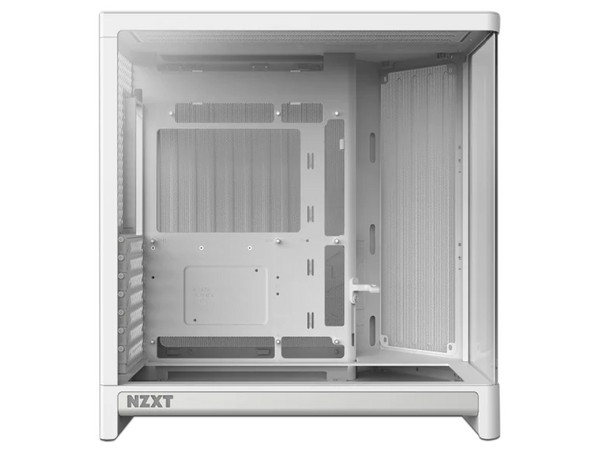 Gabinete NZXT H6 RGB+, Mid Tower, ATX, No Incluye Fuente de Poder. Color Blanco.