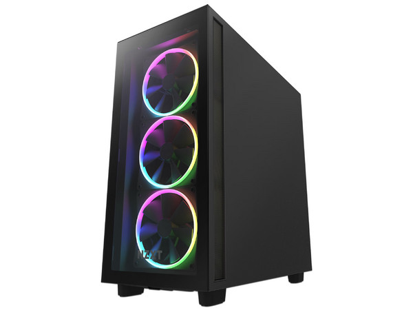 Gabinete Gamer NZXT H7 Elite, Mid-Tower, ATX, (sin fuente de poder). Color Negro.