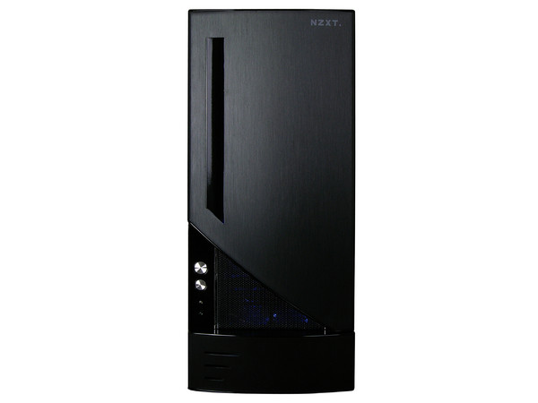 Gabinete NZXT HU-001, Silencioso con Leds Azules y ventilación. (no incluye fuente de poder) Color Negro