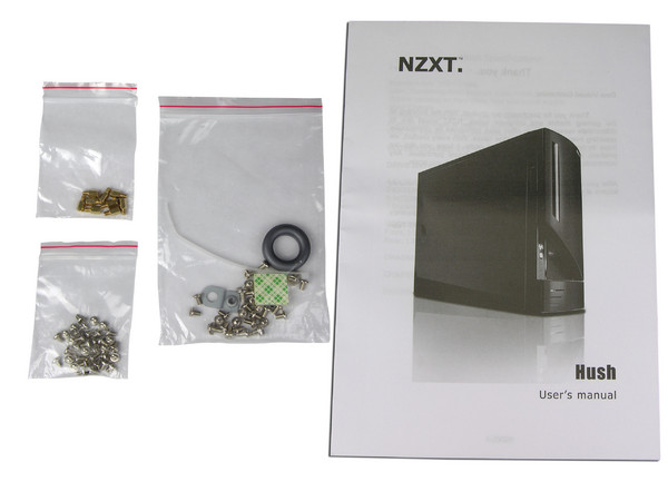 Gabinete NZXT HU-001, Silencioso con Leds Azules y ventilación. (no incluye fuente de poder) Color Negro