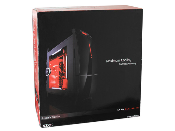 Gabinete NZXT LEXA BLACKLINE Alta Calidad con Leds Azules y 4 ventiladores. (no incluye fuente de poder) Color Negro