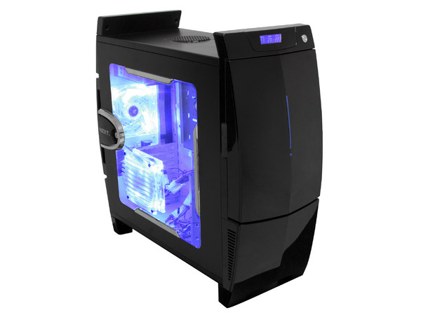 Gabinete NZXT LEXA BLACKLINE Alta Calidad con Leds Azules y 4 ventiladores. (no incluye fuente de poder) Color Negro