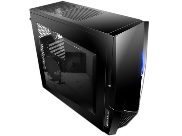Gabinete NZXT Lexa S con Leds Azules y ventilación. (no incluye fuente de poder) Color Negro   