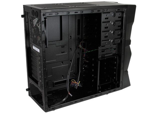 Gabinete NZXT M59 con Leds Azules y ventilación. (no incluye fuente de poder) Color Negro