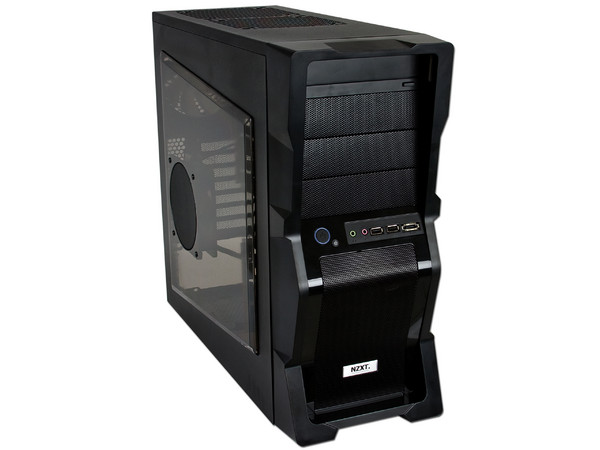 Gabinete NZXT M59 con Leds Azules y ventilación. (no incluye fuente de poder) Color Negro