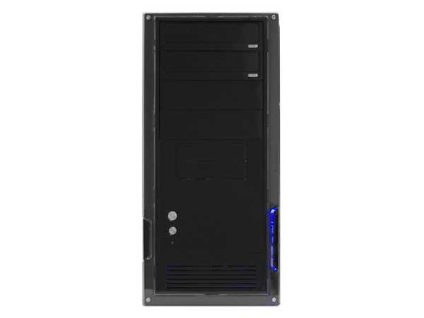 Gabinete NZXT ALPHA con Leds Azules y ventilación. (no incluye fuente de poder) Color Negro