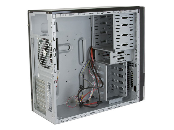 Gabinete NZXT ALPHA con Leds Azules y ventilación. (no incluye fuente de poder) Color Negro