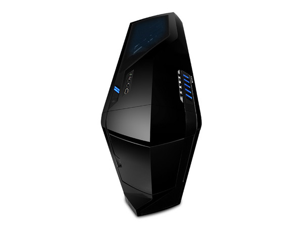 Gabinete NZXT Phantom con Leds Azules y ventilación. (no incluye fuente de poder) Color Negro