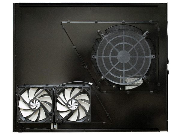 Gabinete NZXT Phantom con Leds Azules y ventilación. (no incluye fuente de poder) Color Negro