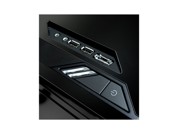 Gabinete NZXT Phantom con Leds Azules y ventilación. (no incluye fuente de poder) Color Negro