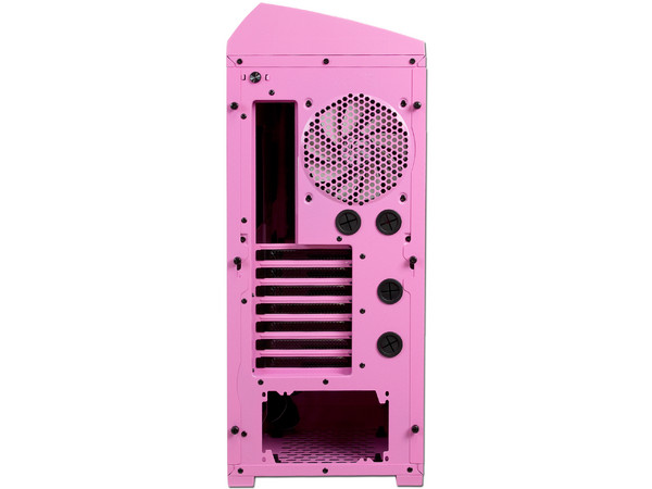 Gabinete NZXT Phantom con Leds Azules y ventilación. (no incluye fuente de poder) Color Rosa