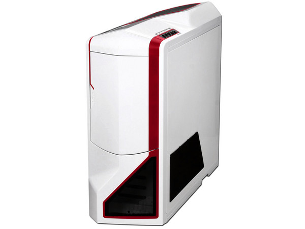 Gabinete NZXT Phantom con Leds Rojos y ventilación. (no incluye fuente de poder) Color Blanco 
