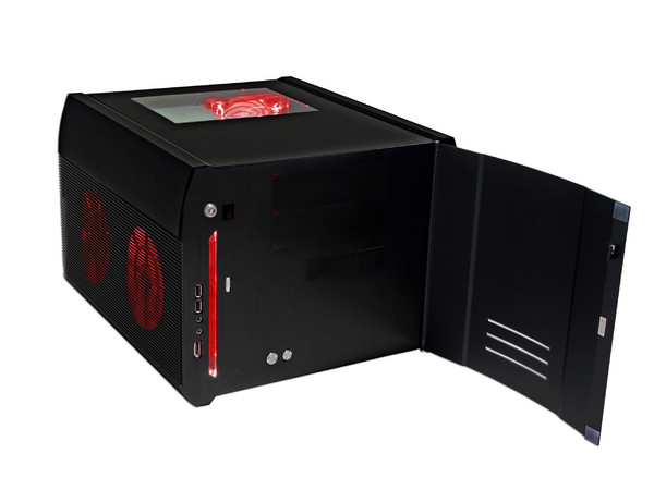Gabinete NZXT ROGUE Gaming Alta Calidad con Leds Rojos y 3 Ventiladores de 120mm. (no incluye fuente de poder) Color Negro