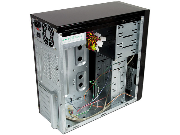 Gabinete OEM 101PA MicroATX con Fuente de 420W. Color Negro
