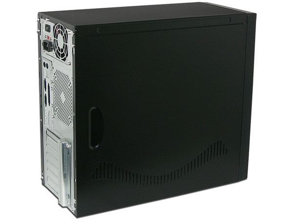 Gabinete con fuente de 350W ATX, Color Negro.