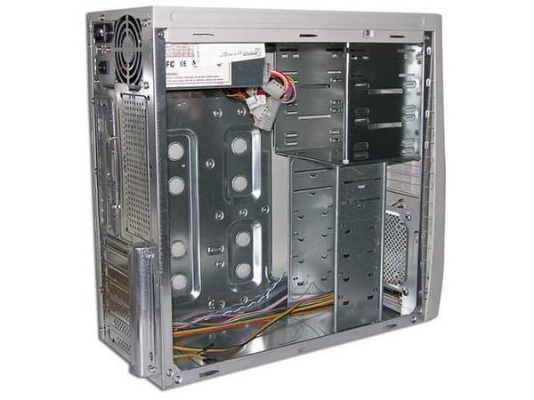 Gabinete 60PA-TG con fuente de 350W 20 pines, ATX