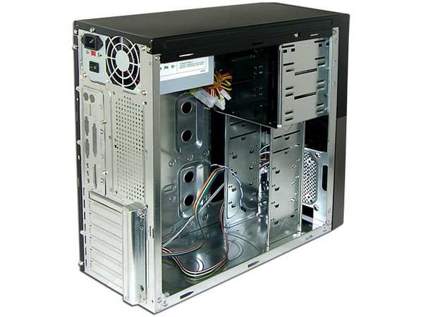 Gabinete 808PA-BK con fuente de 420W, 20/24 pines, ATX