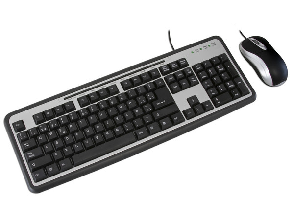 KIT 931PA de Gabinete, Teclado, Mouse y Bocinas. Color Negro