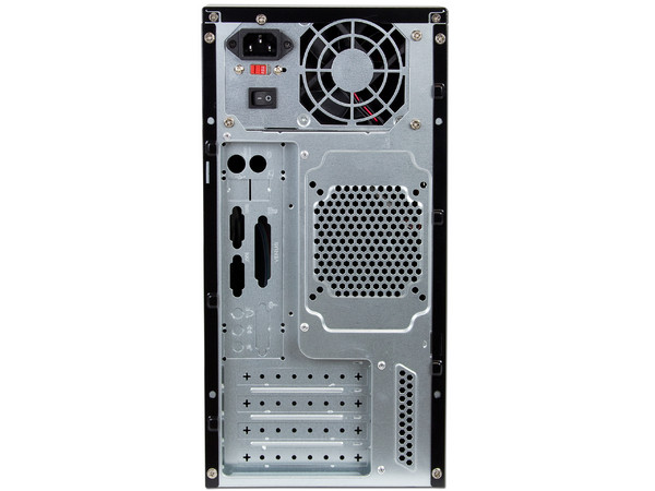Gabinete OEM 937PK MicroATX con Fuente de 420W. Color Negro