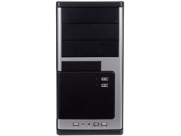 Gabinete OEM 937PK MicroATX con Fuente de 420W. Color Negro