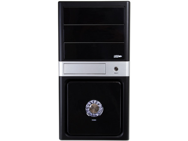 Gabinete OEM 943PK MicroATX con Fuente de 420W. Color Negro