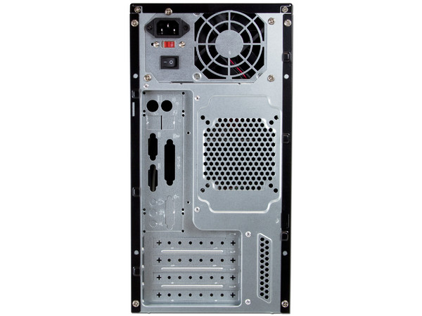 Gabinete OEM 943PK MicroATX con Fuente de 420W. Color Negro