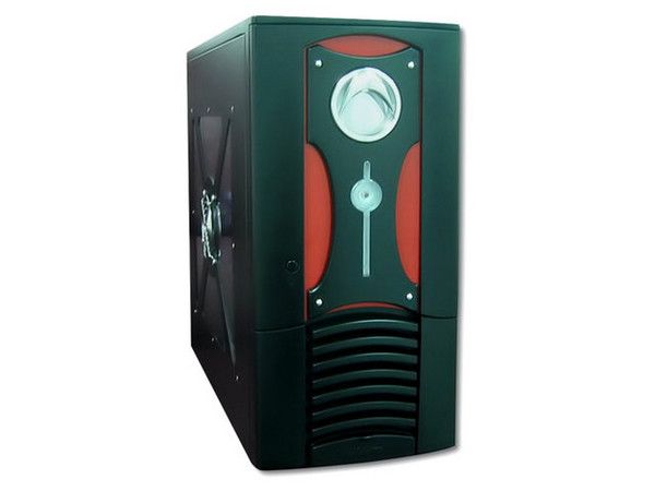 Gabinete AXIO Negro, ATX con fuente de 480Watts y Acrílico con Ventilador.