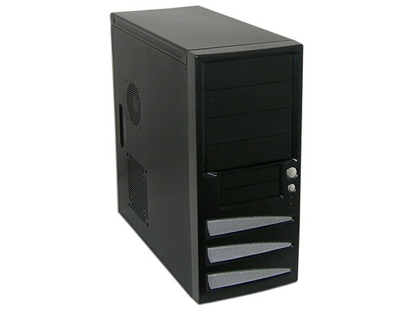 Gabinete ATX928PA-BK-AIR con fuente de 420W, Color Negro.