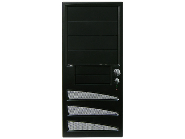 Gabinete ATX928PA-BK-AIR con fuente de 420W, Color Negro.