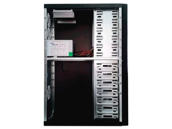 Gabinete Warrior HIP HOP CASE-901, Full Tower, ATX, 9 Bahías DVD 2820C, Incluye Fuente de Poder de 450W. Color Negro.