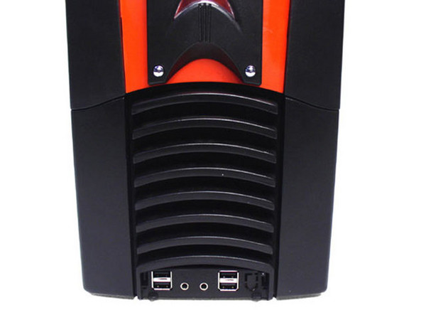 Gabinete Demon ATX con fuente de 350Watts y Acrílico con Ventilador.