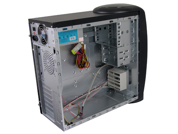 Gabinete X85-B ATX con fuente de 300W. Color Negro