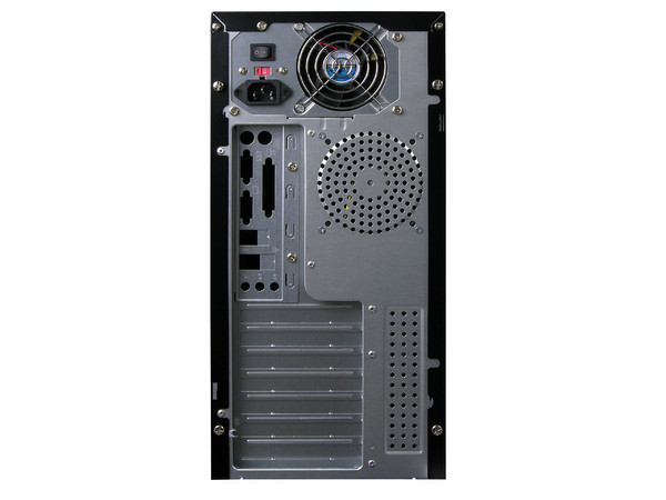 Gabinete X85-B ATX con fuente de 300W. Color Negro