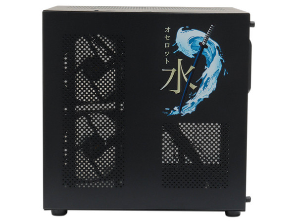 Gabinete Gamer Ocelot Black Mizu, Micro-ATX, (No Incluye Fuente de Poder), Incluye 3 Ventiladores RGB, Color Negro.