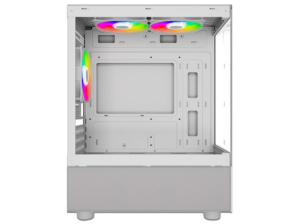 Gabinete Ocelot GLASS EW7, Micro-ATX, Mid-Tower, (No Incluye Fuente de Poder), Color Blanco.