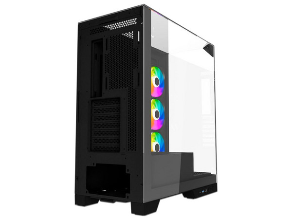 Gabinete Ocelot Gaming Glass Hunter 3, ARGB, ATX, (Sin fuente de poder). Color Negro.