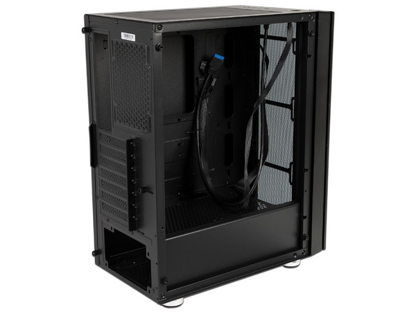 Gabinete Gamer Ocelot OGEC02, Mid-Tower, ATX, (sin fuente de poder). Color Negro.
