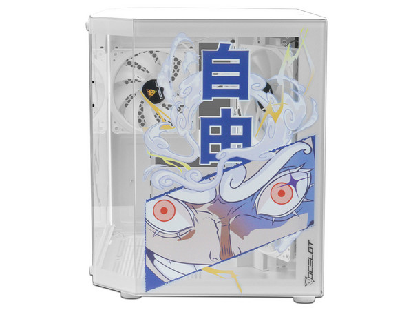 Gabinete Gamer Ocelot White Storm 5, Micro-ATX, (No Incluye Fuente de Poder), Incluye 3 Ventiladores RGB, Color Blanco.