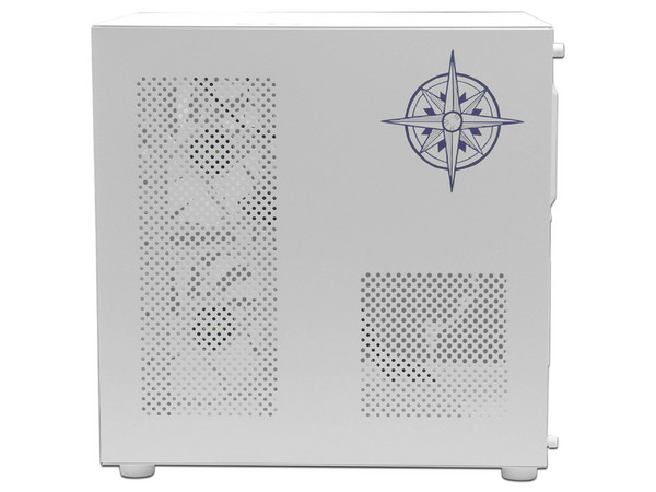 Gabinete Gamer Ocelot White Storm 5, Micro-ATX, (No Incluye Fuente de Poder), Incluye 3 Ventiladores RGB, Color Blanco.