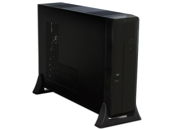 Gabinete Pixxo CS Slim con fuente de 450W, Micro ATX. Color Negro