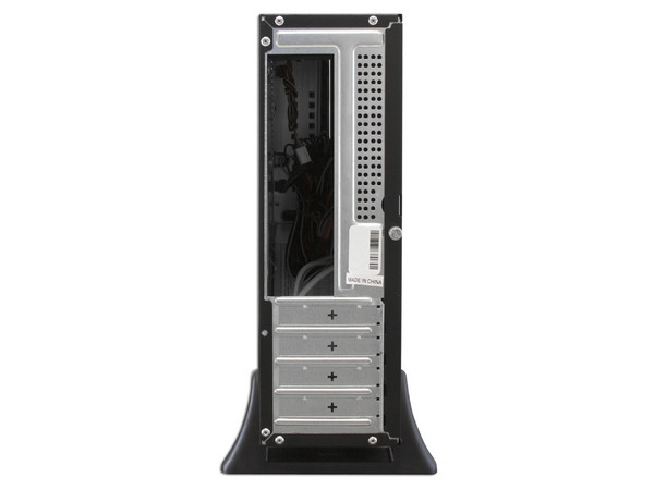 Gabinete Pixxo CS Slim con fuente de 450W, Micro ATX. Color Negro