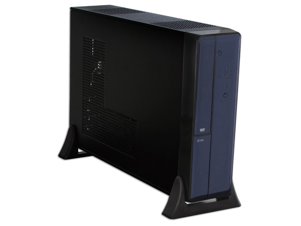 Gabinete Pixxo CS Slim con fuente de 450W, Mini ITX. Color Azul